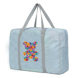 Bear Pattern Foldable Travel Duffle Bag