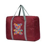 Bear Pattern Foldable Travel Duffle Bag