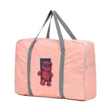 Bear Pattern Travel Bag Large Capacity Duffle Organizer
