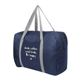 Coffee Print Foldable Travel Bag Portable Clothing Organizer Women Handbags