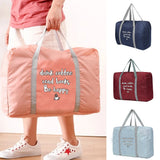 Coffee Print Foldable Travel Bag Portable Clothing Organizer Women Handbags