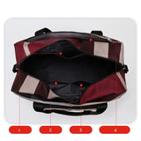 Foldable Travel Bags for Men and Women Large Capacity Weekend Messenger Dry/Wet