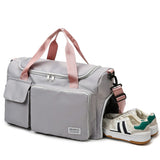 Foldable Travel Duffel Bag with Shoes Compartment Multifunctional
