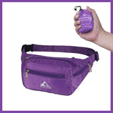 Women's Waterproof Foldable Waist Fanny Pack - Travel Waist Bag