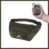 Women's Waterproof Foldable Waist Fanny Pack - Travel Waist Bag