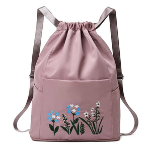 Waterproof DrawString Backpack for Gym Workout Outdoor Running Travel