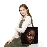 African Art Foldable Women Shoulder Bag - Large Capacity Outdoor Travel Tote