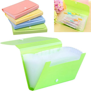 Document Organizer Bag Pouch Fastener Office Supplies Binder