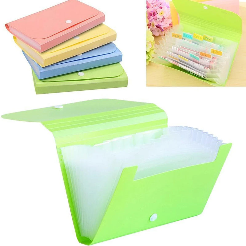 Document Organizer Bag Pouch Fastener Office Supplies Binder