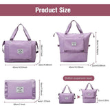 Women's Travel Bag Large Capacity Waterproof Tote Handbag Duffel