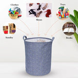 Cotton Fabric Bag Laundry Basket Dirty Clothes Storage Large Bag
