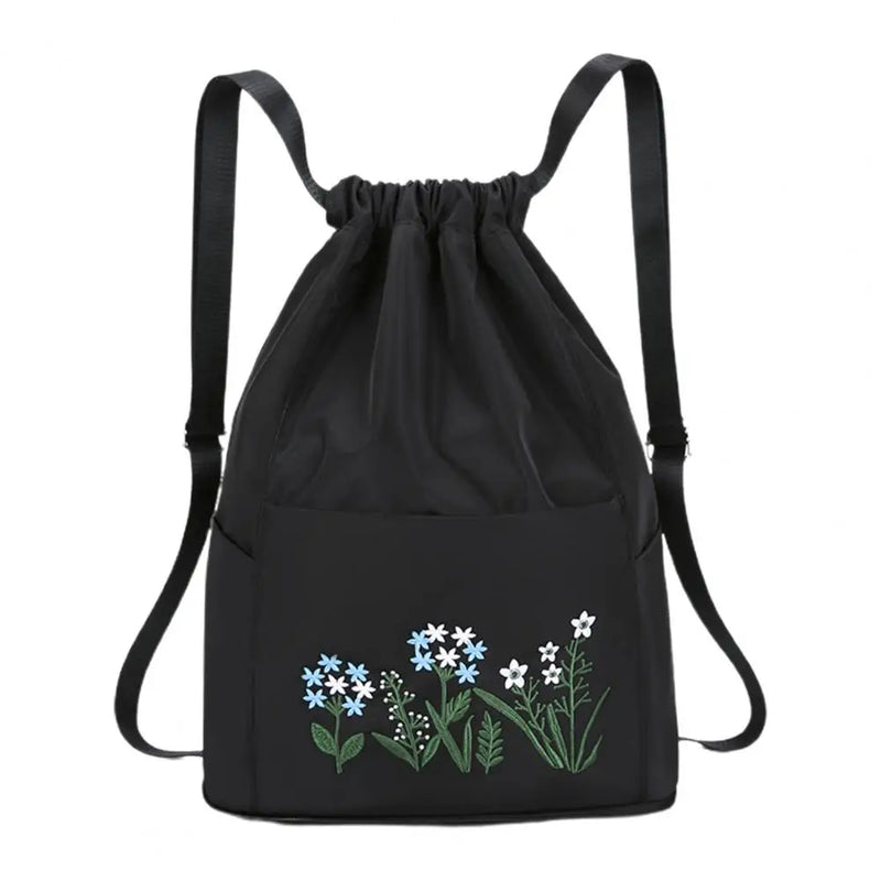 Large Capacity Waterproof Folding Storage Bag with Embroidery Inner Zipper