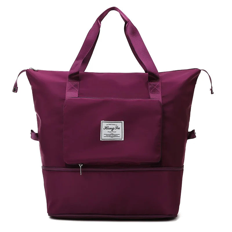 Waterproof Travel Bag Tote Luggage Women Large Capacity Duffle Handbag