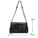 Foldable Travel Crossbody Bag Chain Shoulder Bag with Handle