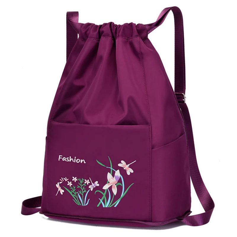 Folding Wet and Dry Shoulder Bag for Sport Workout Storage