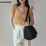 Canvas Messenger Bag for Women Large Capacity Shoulder Bag