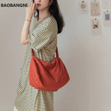 Canvas Messenger Bag for Women Large Capacity Shoulder Bag