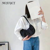 Soft Nylon Shoulder Bag for Women, Cloud Underarm Handbag