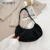 Soft Nylon Shoulder Bag for Women, Cloud Underarm Handbag