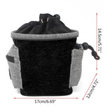 Dog Treat Bag with Snap Closure, Food Bag