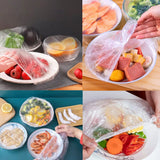 100pcs Food Cover Preservative Film Plastic Fresh Keeping Saver Bag