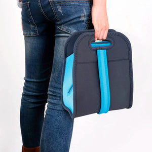 Neoprene Food Carrier Bag 22.5X14X27Cm Pink Walking or Laptop Holder