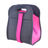Neoprene Food Carrier Bag 22.5X14X27Cm Pink Walking or Laptop Holder