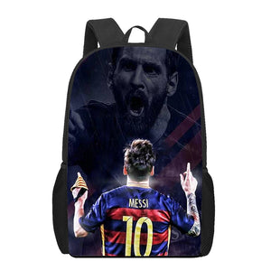 Messi 3D Print School Backpacks Kids Bag Kindergarten Backpack