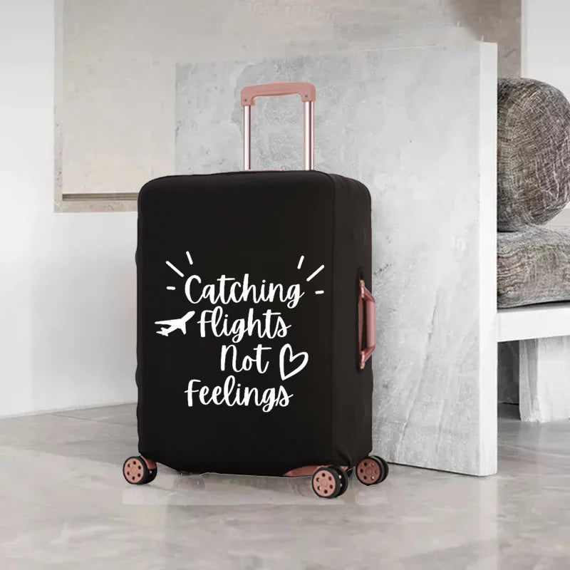 18-32 Ince Luggage Cover Catch Flights Not Feelings Protective Cover