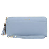 Candy Colors PU Leather Long Wallet Clutch Bag