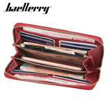 Candy Colors PU Leather Long Wallet Clutch Bag