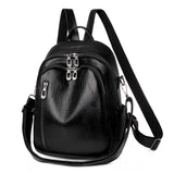 Teen Girl School Bag Hot Backpack Woman Youth PU Leather Backpack