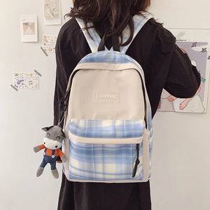 Teen Girls Anti-theft Shoulder Backpack School Bag