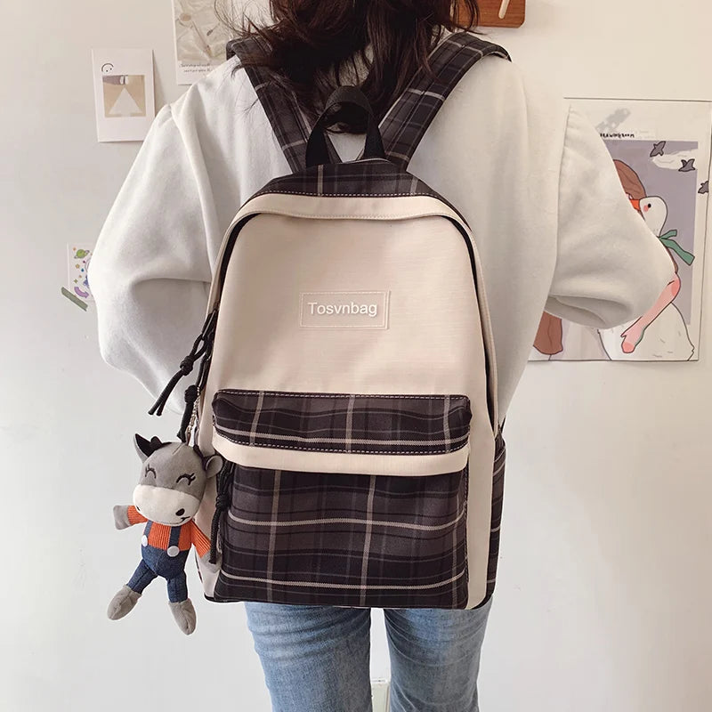 Teen Girls Anti-theft Shoulder Backpack School Bag