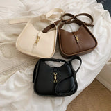 Adjustable Strap Crossbody Bag Leather Bucket Shoulder Bag