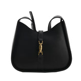 Adjustable Strap Crossbody Bag Leather Bucket Shoulder Bag