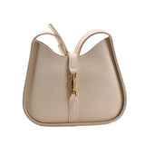 Adjustable Strap Crossbody Bag Leather Bucket Shoulder Bag