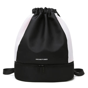 Women Sports Backpack Dry Wet Separation Large Capacity Oxford Cloth Bag