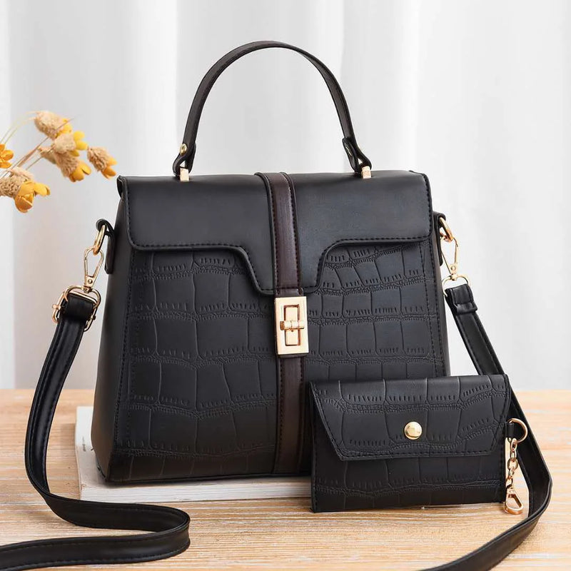 Autumn Winter Women's Handbag Shoulder Messenger Bag Composite Bag