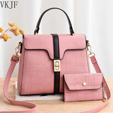 Autumn Winter Women's Handbag Shoulder Messenger Bag Composite Bag