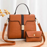 Autumn Winter Women's Handbag Shoulder Messenger Bag Composite Bag