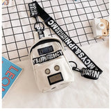 Canvas Chest Bag Women's Shoulder Messenger Bag