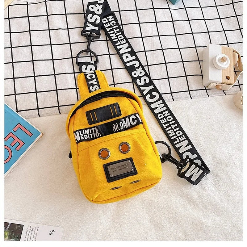 Canvas Chest Bag Women's Shoulder Messenger Bag