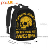 Forensic Science Bones Archaeologist Anthropology Backpack Large Capacity