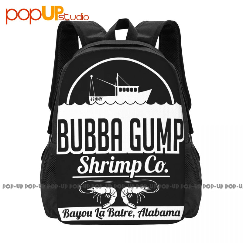 Bubba Gump Shrimp Co Backpack Large Capacity Beach Gym Tote Bag