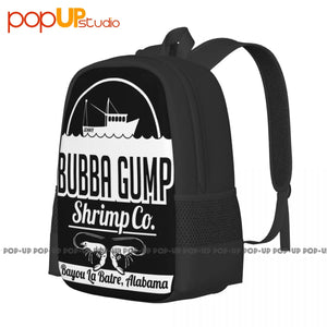 Bubba Gump Shrimp Co Backpack Large Capacity Beach Gym Tote Bag