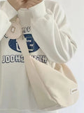 Waterproof Canvas Girl Shoulder Hand Bag Large Capacity Female Crossbody