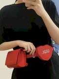 Foufurieux Korea Oblique Crossbody Bag Multi-purpose Shoulder Bag Heart Three-Pi