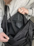 Foufurieux Messenger Bag Men Nylon Retro Outdoor Shoulder Crossbody Bag