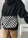 Foufurieux Chessboard Bag Commuter Crossbody Large Shoulder Women's Bag